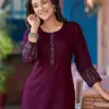 Tunic Aura Rayon Wholesale Short Top Catalog